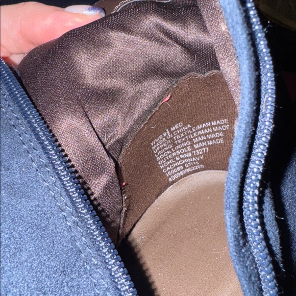 Apt. 9 Navy Lace-Up Ankle Boots size 9.5 - Picture 6 of 6